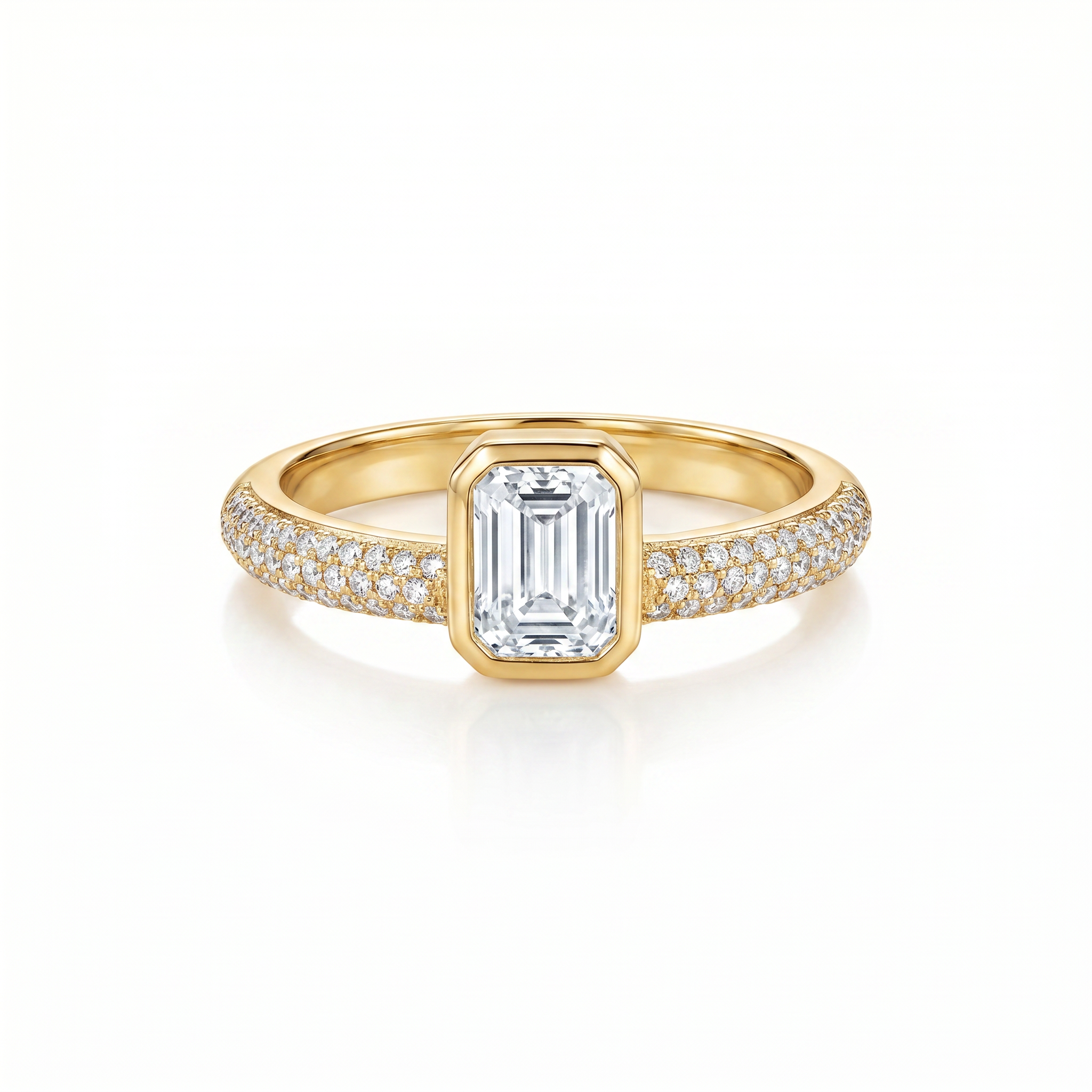 Pavé Baguette Ring