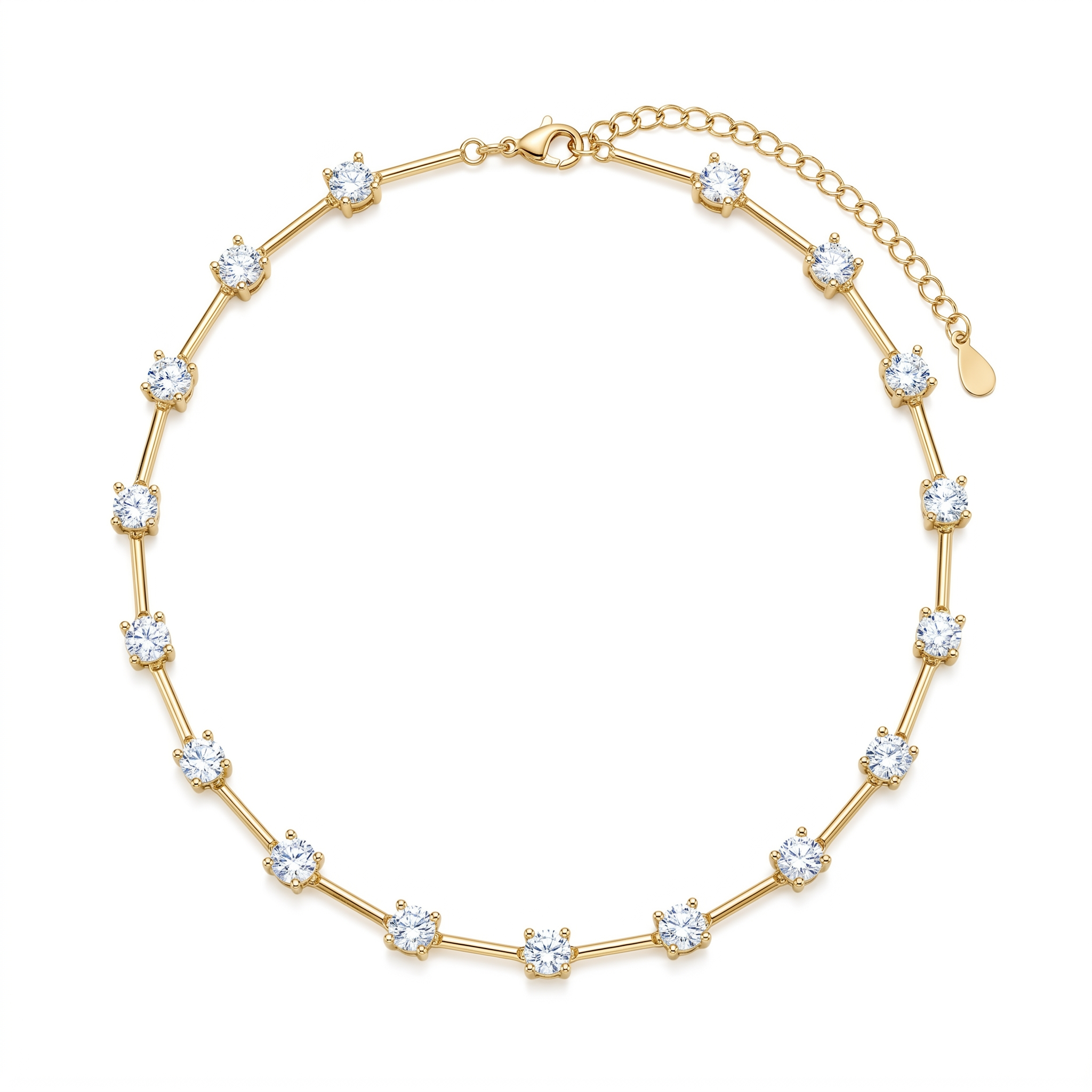 Round Crystal Necklace