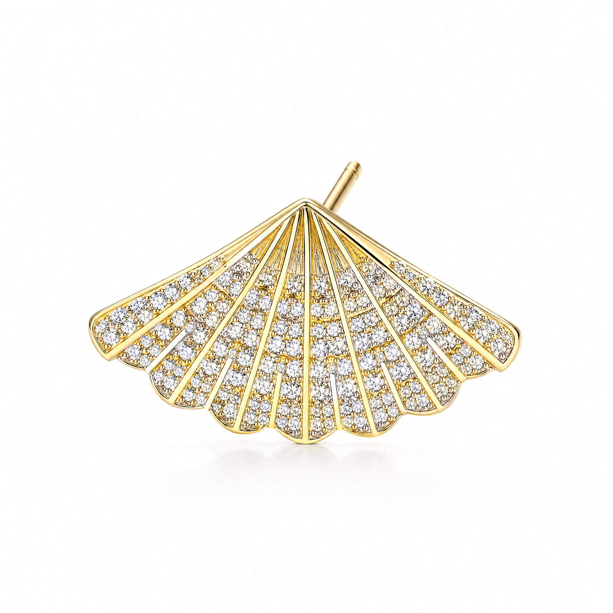 Fan Pavé Studs