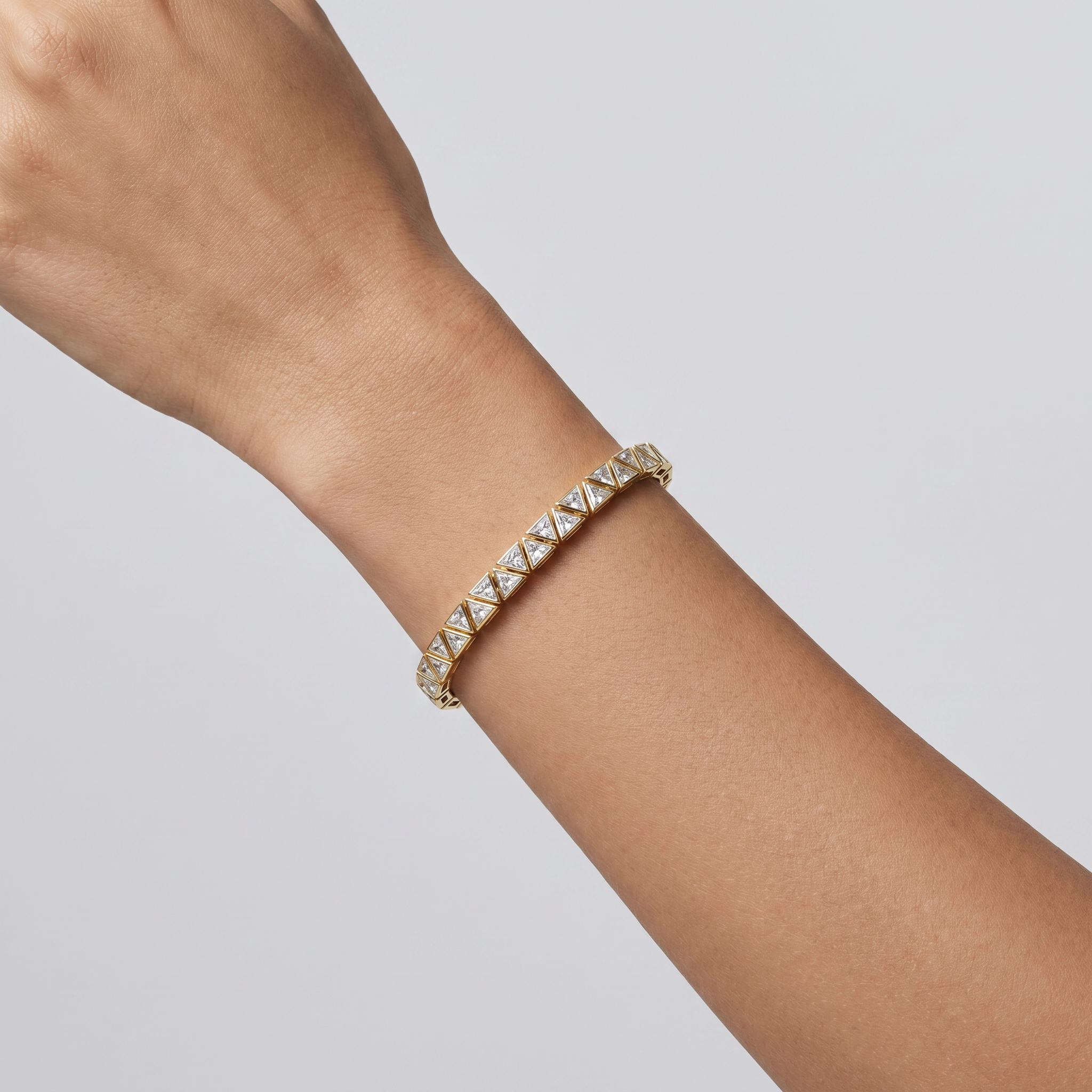 Triangle Tennis Bracelet