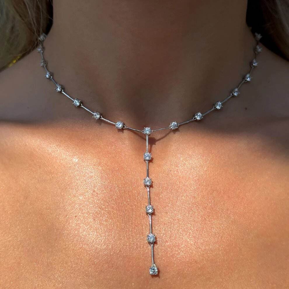 Sparking Drop Necklace