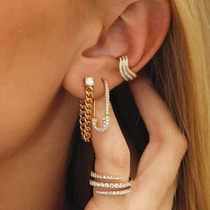 Triple Pavé Ring