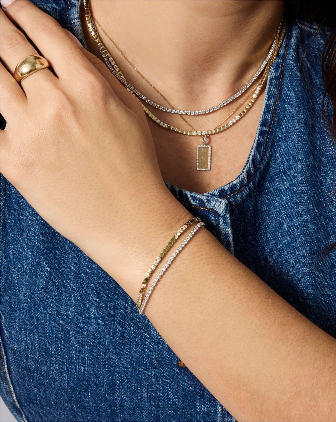 Prism Line Necklace