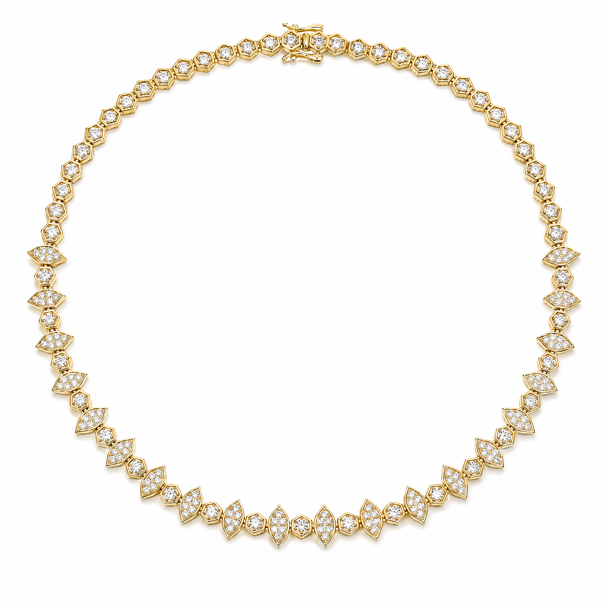 Marquise Halo Necklace
