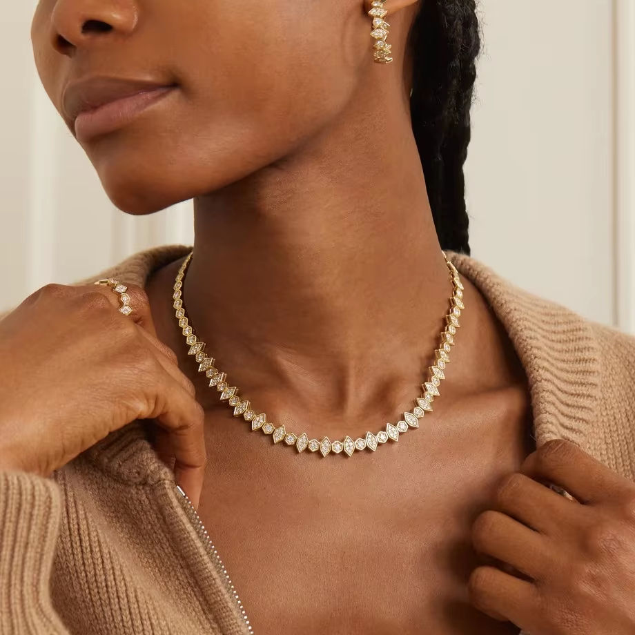 Marquise Hoop Earrings