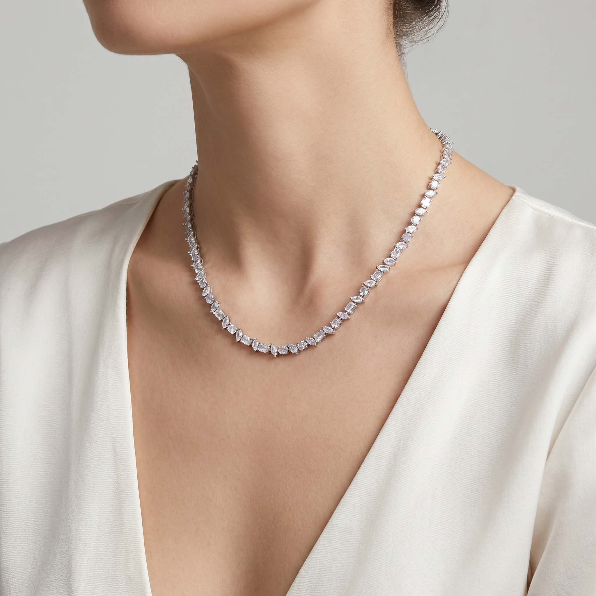 Prism Tennis Necklace