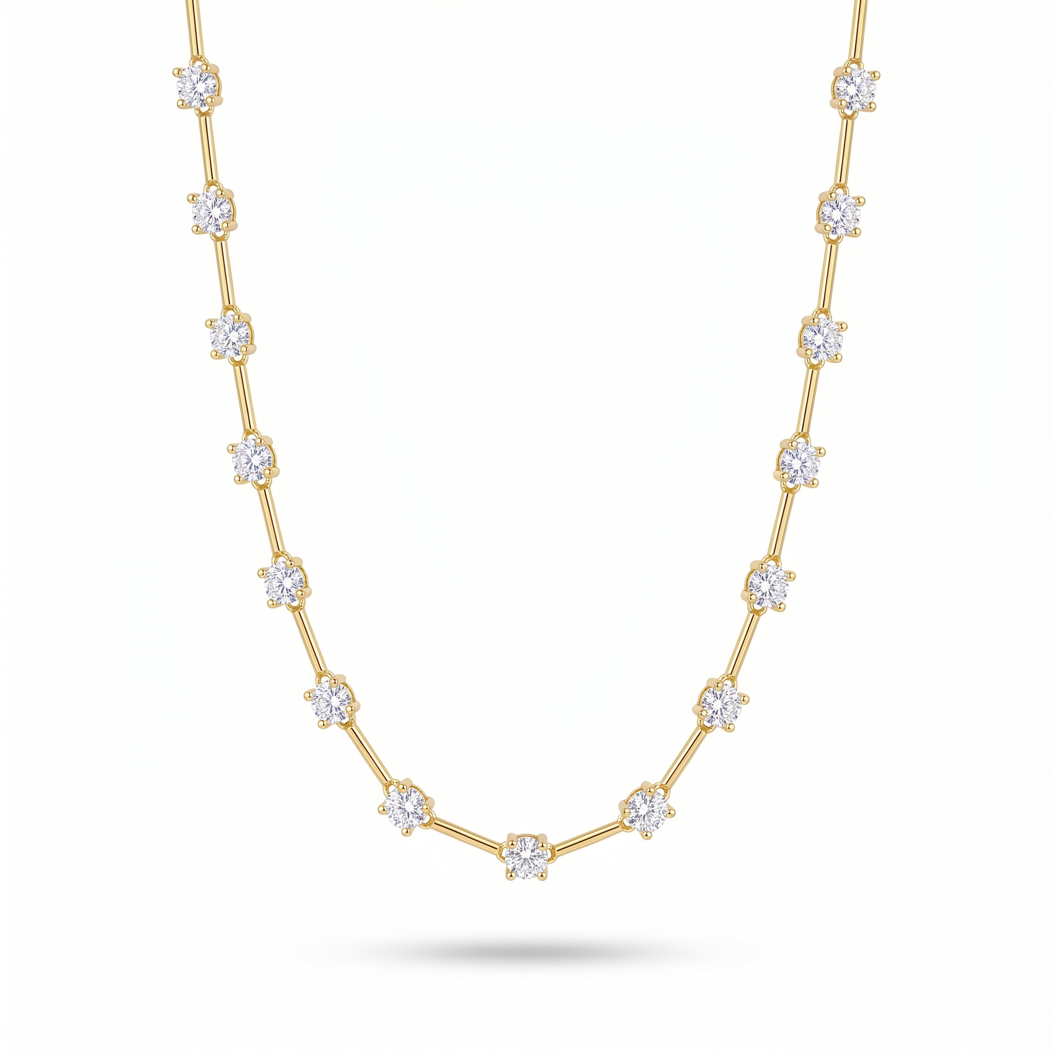 Round Crystal Necklace