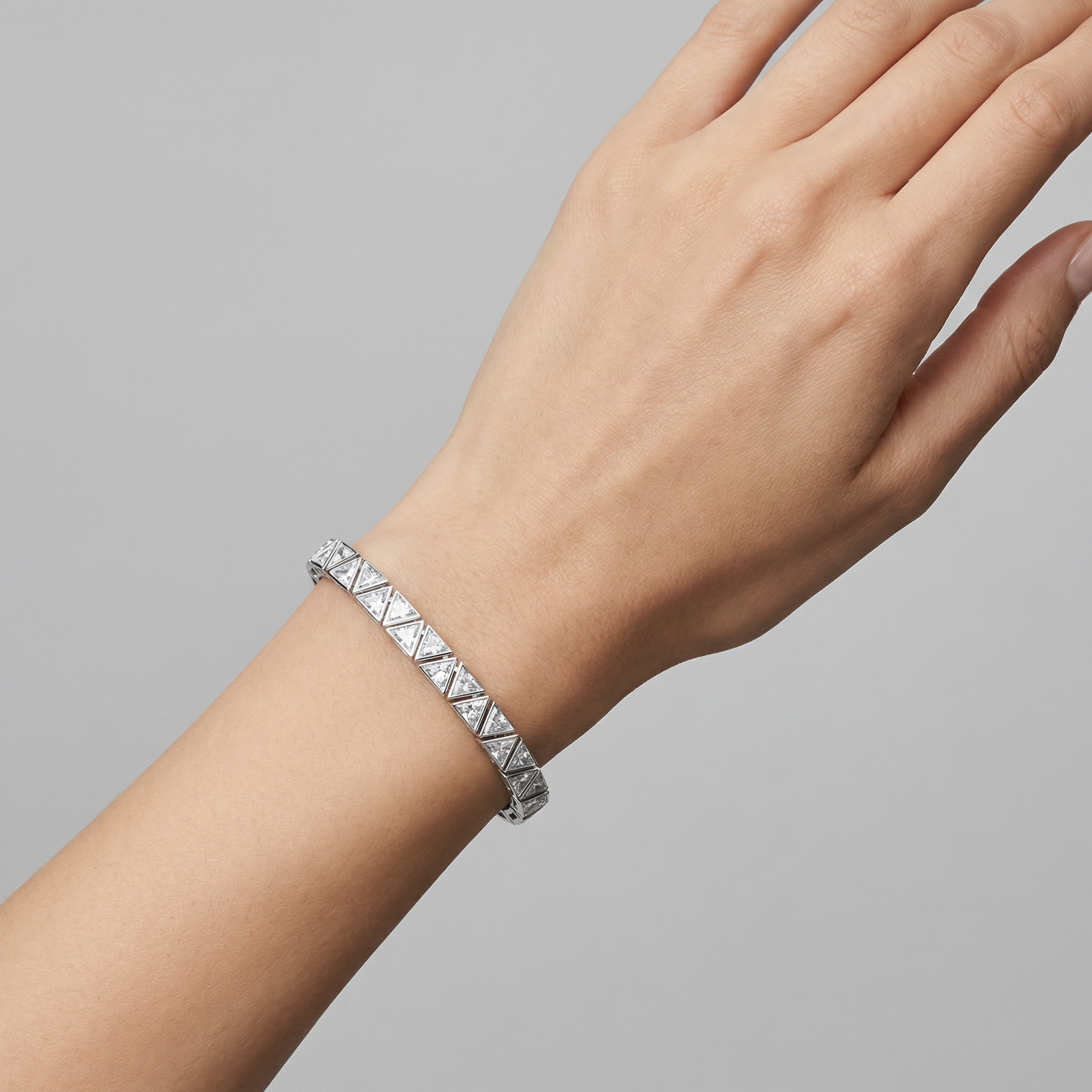 Triangle Tennis Bracelet