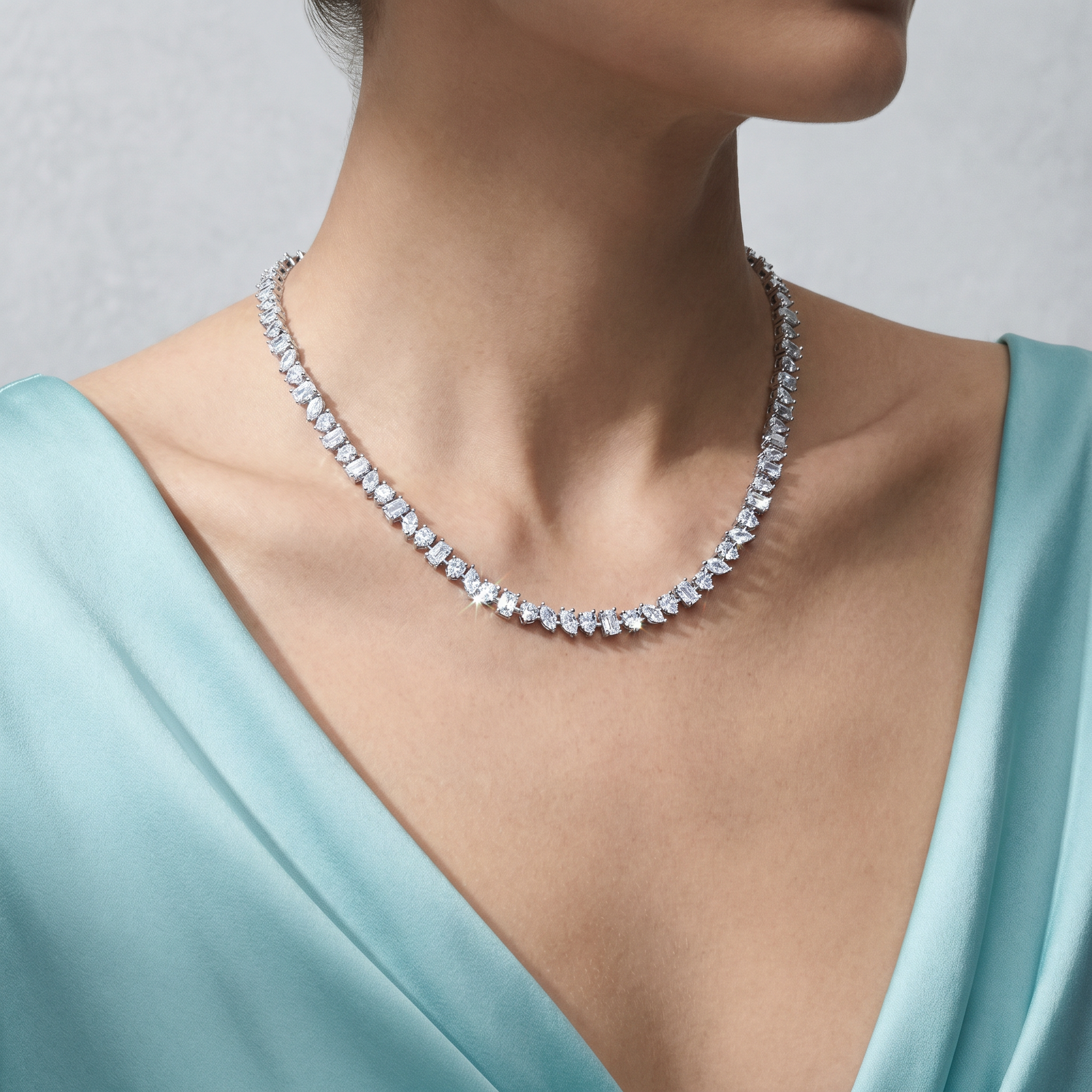 Prism Tennis Necklace