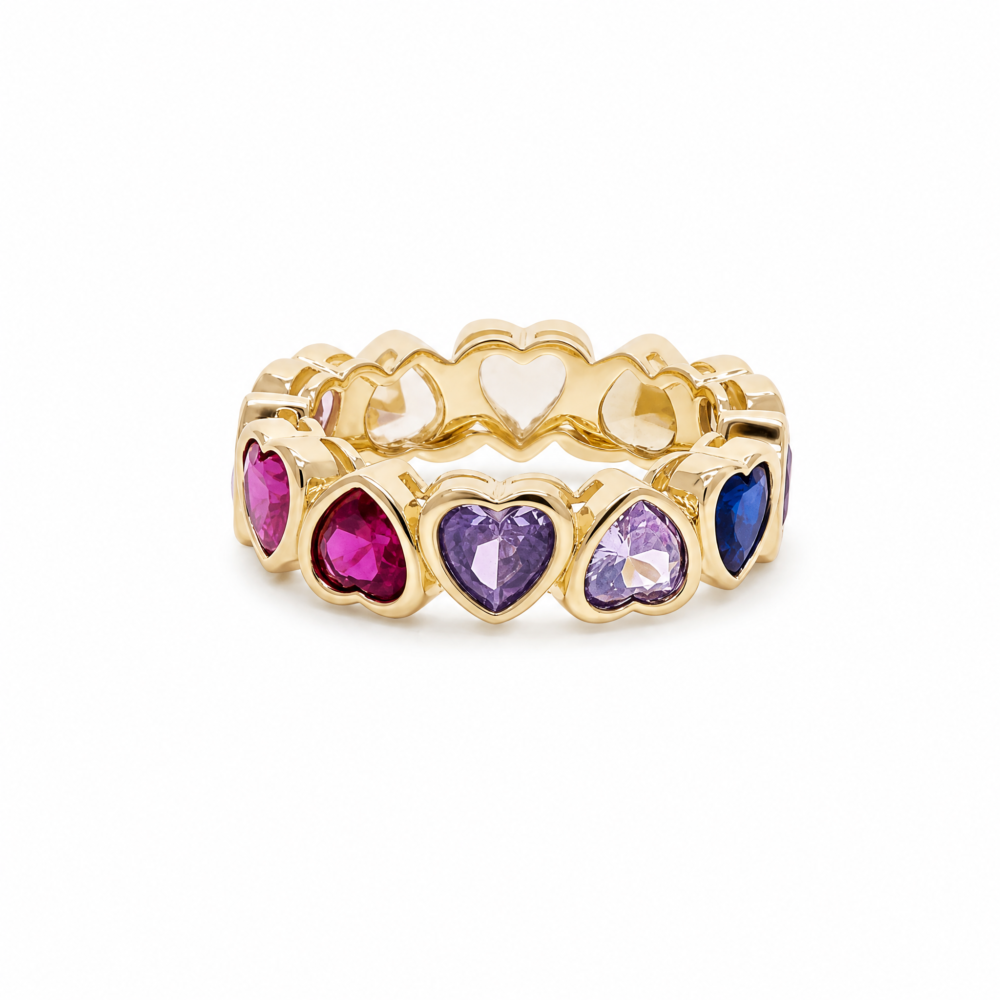 Spectrum Heart Ring