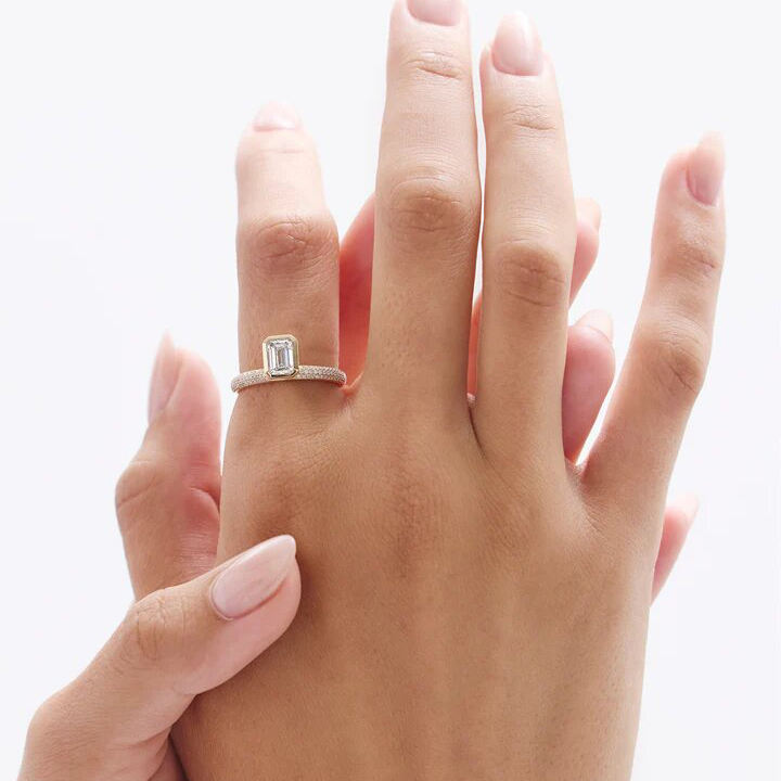 Pavé Baguette Ring