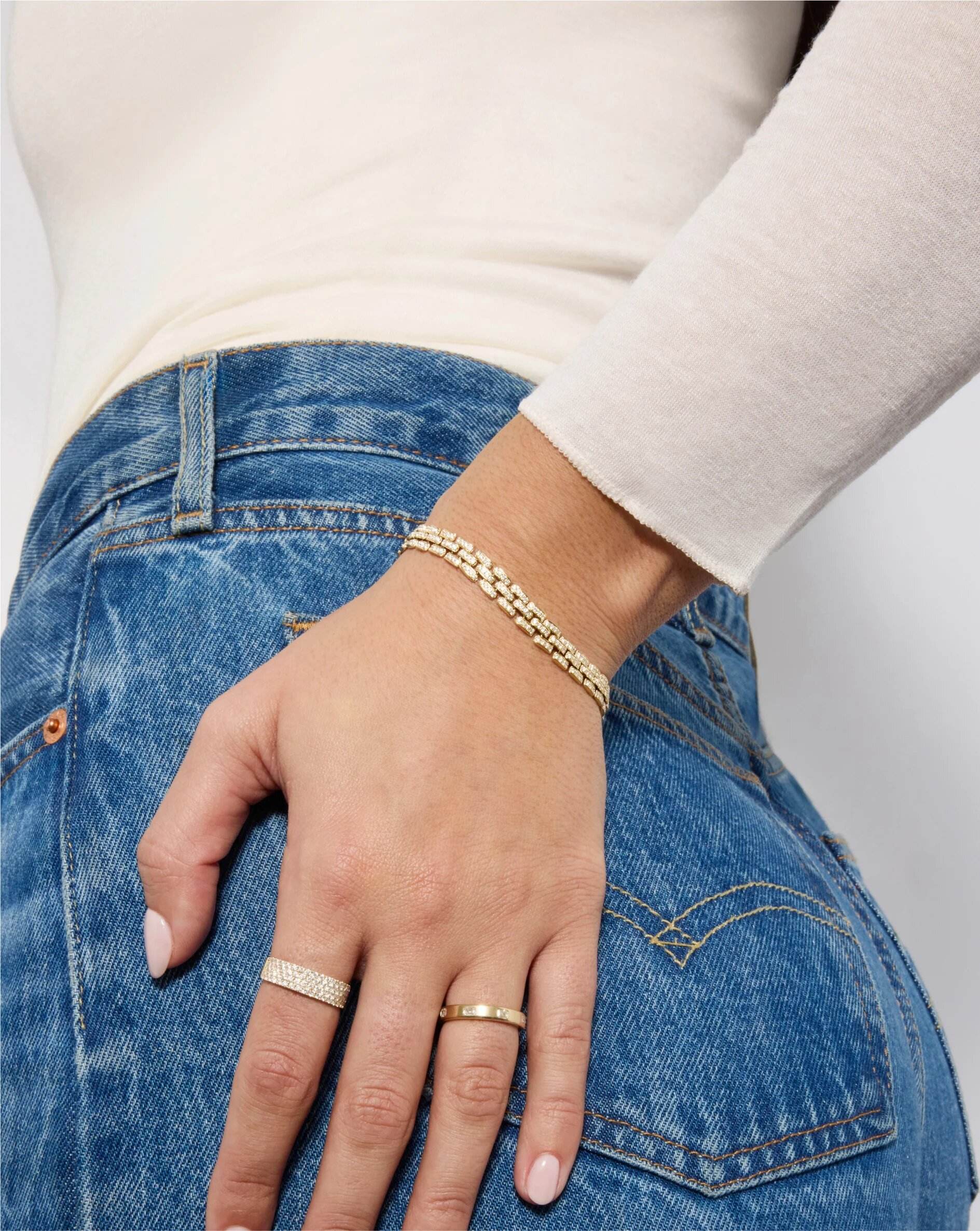 Pavé Link Bracelet