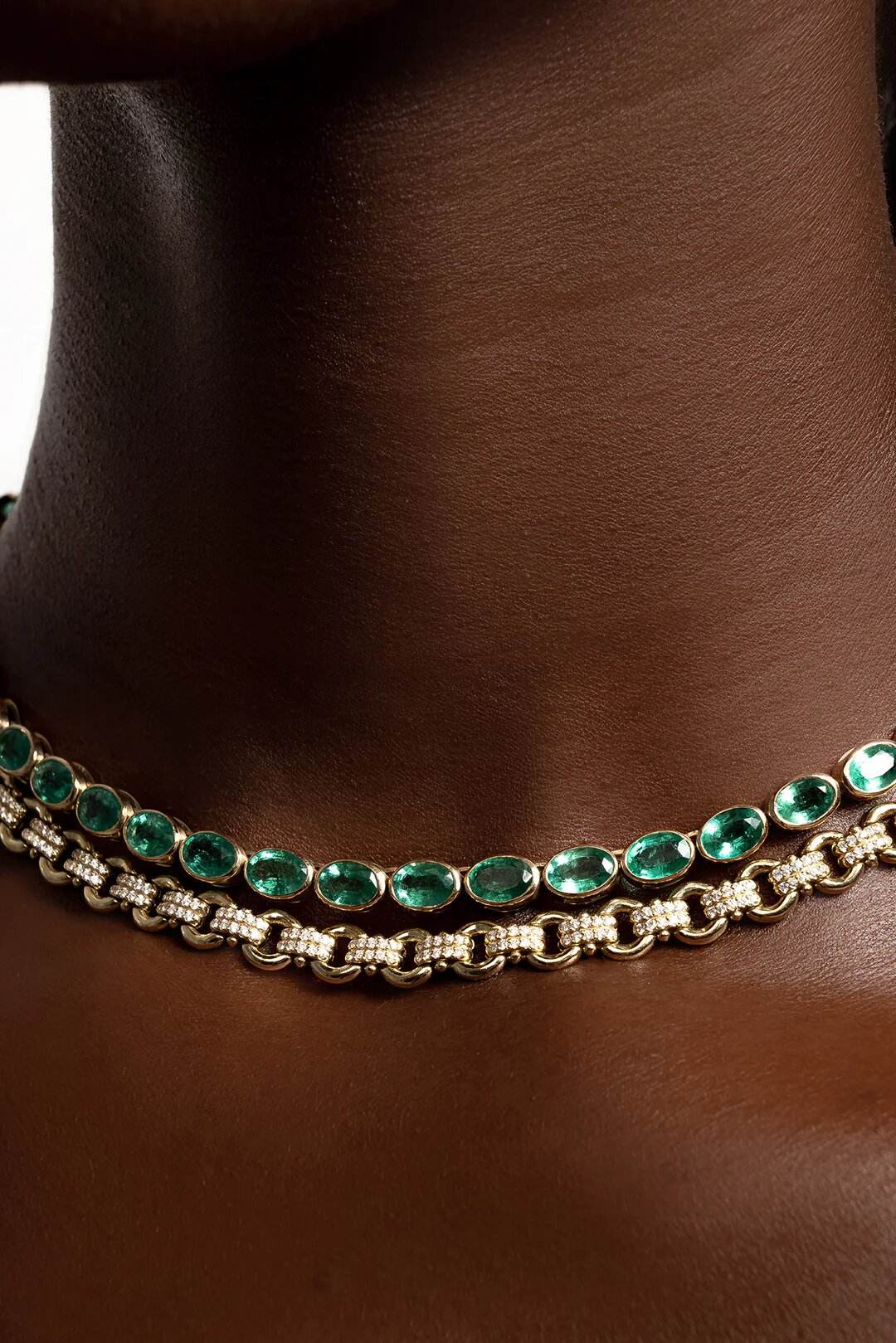Pavé Link Necklace