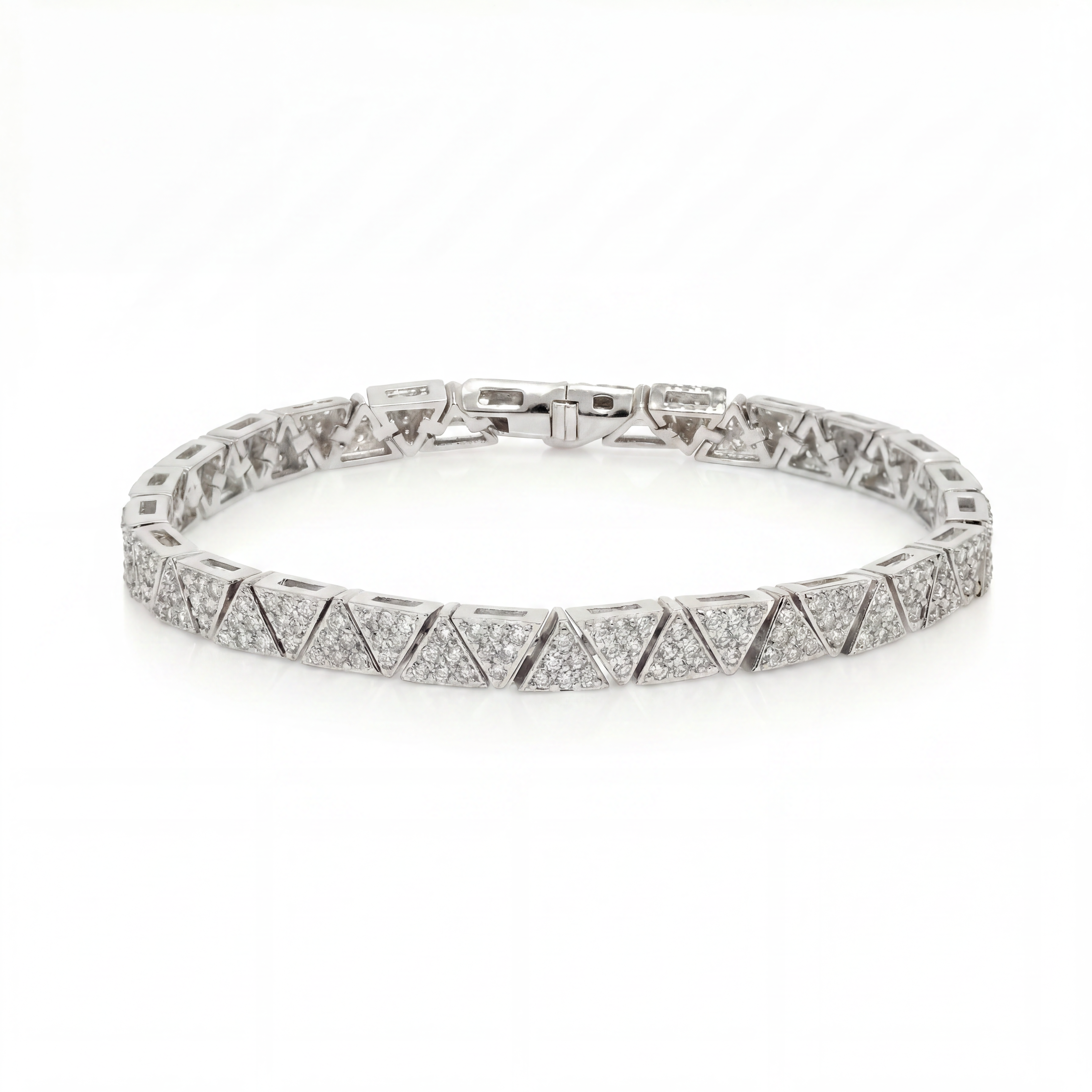 Pavé Triangle Bracelet
