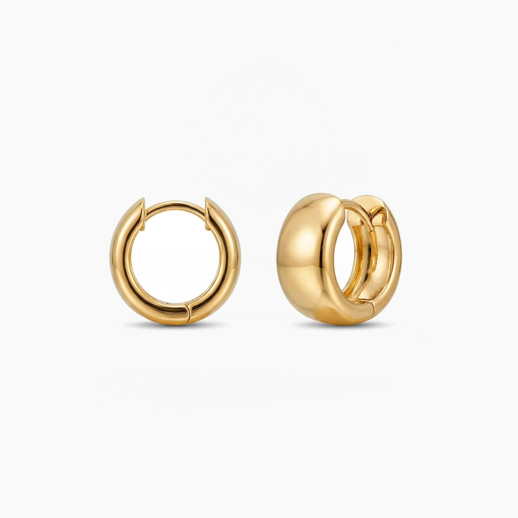 Dome Hoop Earrings